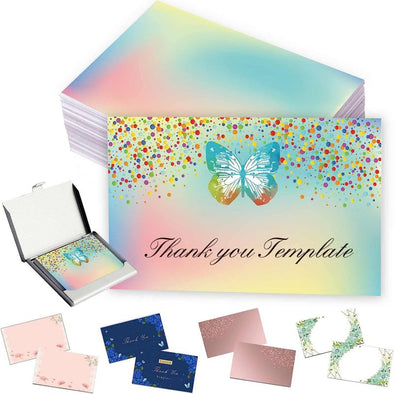 Custom Business Cards with Your Logo 100 Pcs, Personalized Printed Photo/Text Cards Small Business