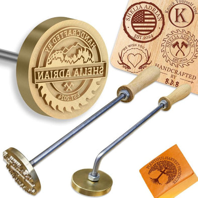 Custom Wood Branding Iron Personalized Metal Burning Stamp for Leather Food Party Wedding Bread Making