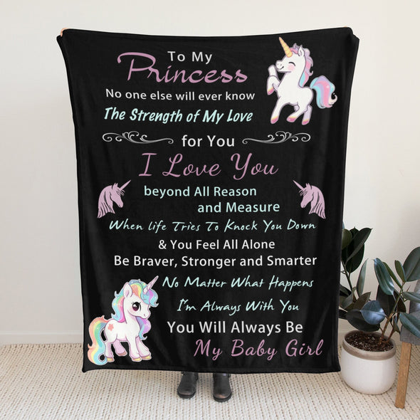 Unicorn Throw Blanket Super Soft Warm Cozy Fuzzy Plush Blanket Gifts for Girls Boys Kids Room Decor