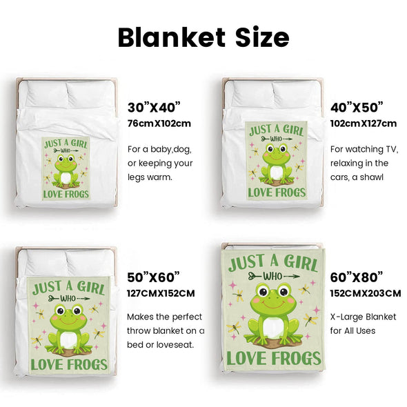 Frog Pattern Blanket Fleece Throw Blanket Super Soft Warm Gifts for Baby Girls Boys Kids Mom Grandma Room Decor