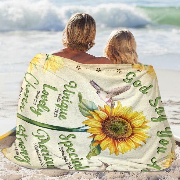 Sunflower Blanket Fleece Throw Blanket Super Soft Warm Gifts for Baby Girls Boys Kids Mom Grandma Room Decor