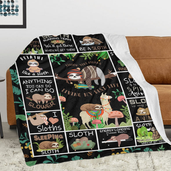Sloth Blanket Gifts for Women Girls, Cozy Soft Sloths Throw Blanket for Men Kids Boys Christmas Birthday