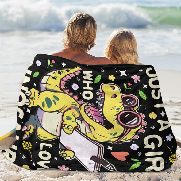 Dinosaur Blanket for Boys Kids Soft Flannel Blanket for Children's Toys are Suitable for Beds, Sofas and School Lunch Break-2-hml Balnket