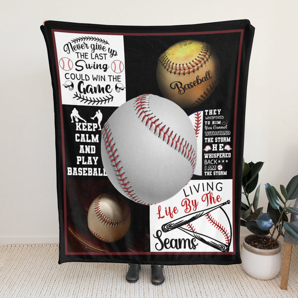 Baseball Pattern Blanket Fleece Throw Blanket Super Soft Warm Gifts for Baby Girls Boys Kids Mom Grandma Room Decor