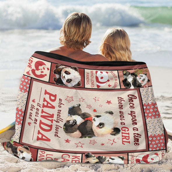 Panda Pattern Blanket Fleece Throw Blanket Super Soft Warm Gifts for Baby Girls Boys Kids Mom Grandma Room Decor