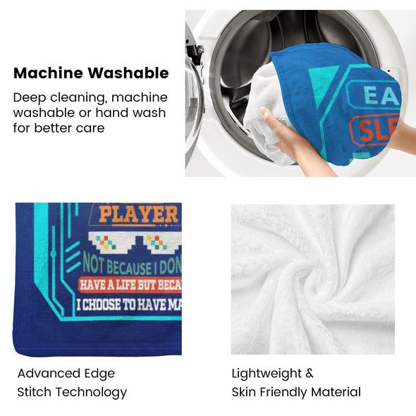 Gamer Blanket Fleece Throw Blanket Super Soft Warm Gifts for Baby Girls Boys Kids Mom Grandma Room Decor