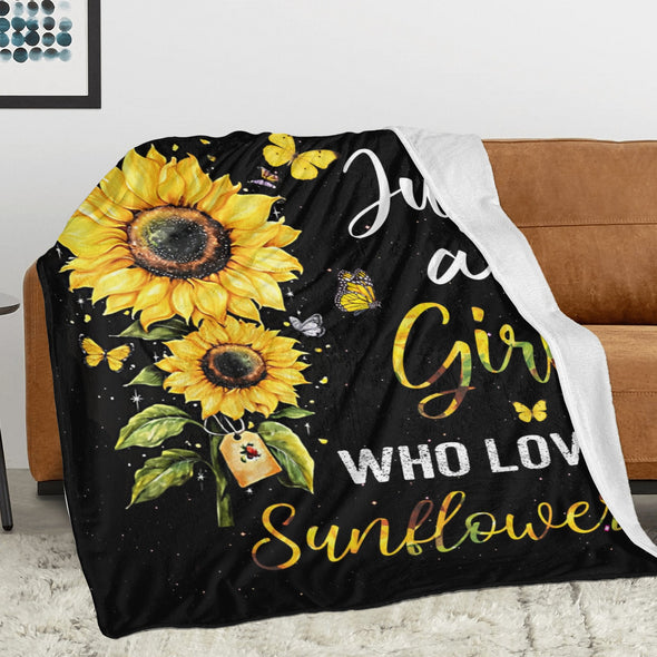 Sunflower Blanket Fleece Throw Blanket Super Soft Warm Gifts for Baby Girls Boys Kids Mom Grandma Room Decor