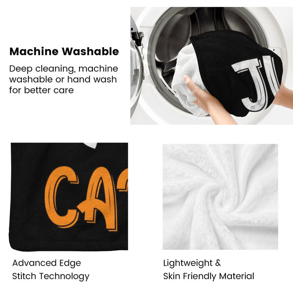 Capybara Pattern Blanket Fleece Throw Blanket Super Soft Warm Gifts for Baby Girls Boys Kids Mom Grandma Room Decor