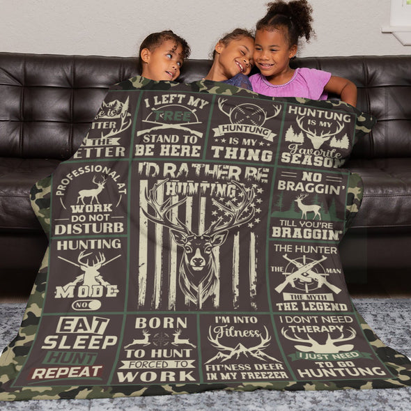 Deer Pattern Blanket Fleece Throw Blanket Super Soft Warm Gifts for Baby Girls Boys Kids Mom Grandma Room Decor