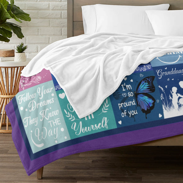 Elephant Blanket Fleece Throw Blanket Super Soft Warm Gifts for Girls Boys Kids Room Decor