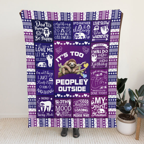 Sloth Blanket Gifts for Women Girls, Cozy Soft Sloths Throw Blanket for Men Kids Boys Christmas Birthday