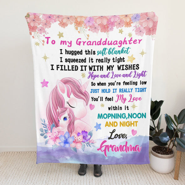 Unicorn Throw Blanket Super Soft Warm Cozy Fuzzy Plush Blanket Gifts for Girls Boys Kids Room Decor