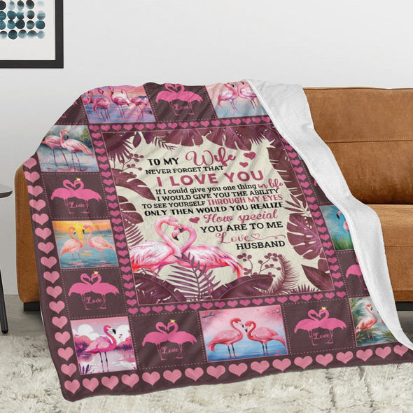 Wife Blanket, Throw Blanket Gifts for Birthday/Wedding/Anniversary/Christmas/Valentines