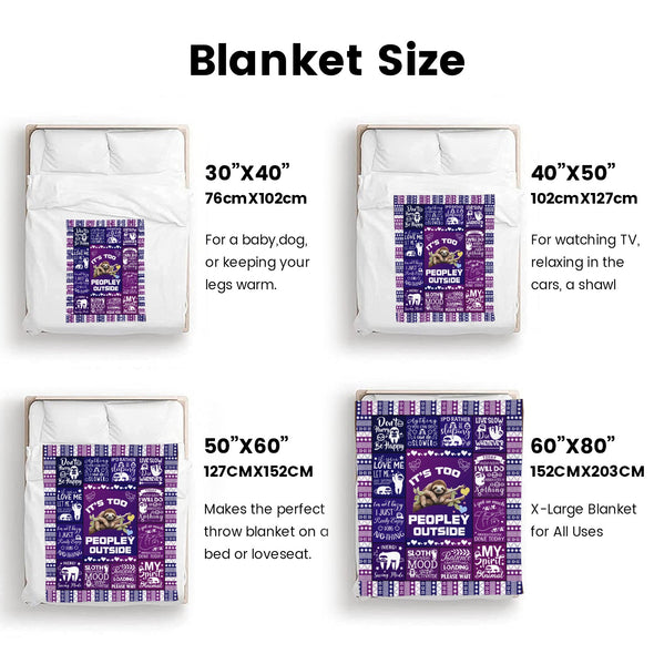 Sloth Blanket Gifts for Women Girls, Cozy Soft Sloths Throw Blanket for Men Kids Boys Christmas Birthday