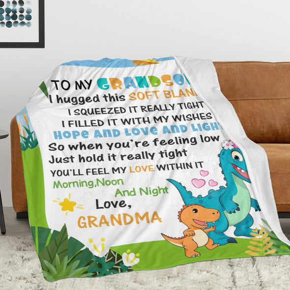 Dinosaur Blanket for Boys Kids Soft Flannel Blanket for Children's Toys are Suitable for Beds, Sofas and School Lunch Break-2-hml Balnket