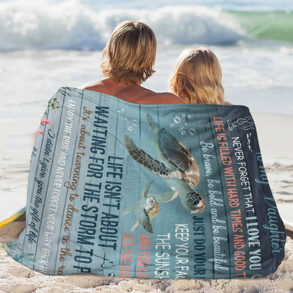 Turtle Pattern Blanket Fleece Throw Blanket Super Soft Warm Gifts for Baby Girls Boys Kids Mom Grandma Room Decor