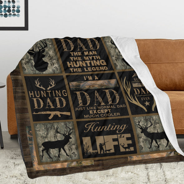 Deer Pattern Blanket Fleece Throw Blanket Super Soft Warm Gifts for Baby Girls Boys Kids Mom Grandma Room Decor