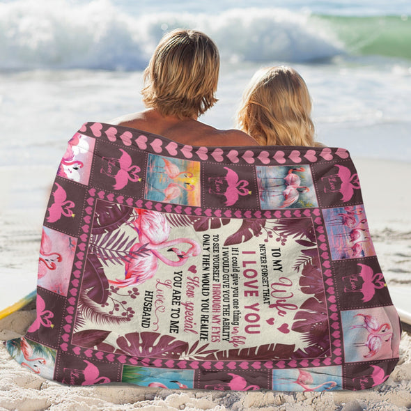 Wife Blanket, Throw Blanket Gifts for Birthday/Wedding/Anniversary/Christmas/Valentines