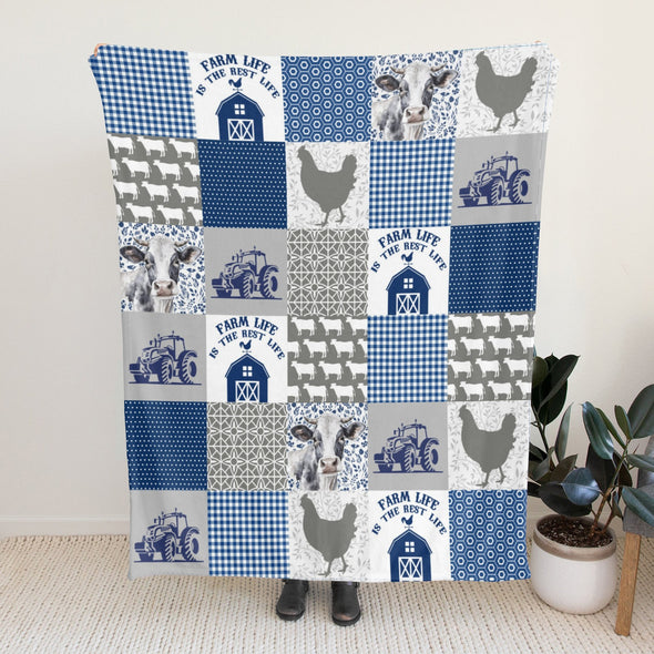 Chicken Pattern Blanket Fleece Throw Blanket Super Soft Warm Gifts for Baby Girls Boys Kids Mom Grandma Room Decor