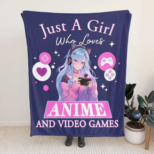 Gamer Blanket Fleece Throw Blanket Super Soft Warm Gifts for Baby Girls Boys Kids Mom Grandma Room Decor