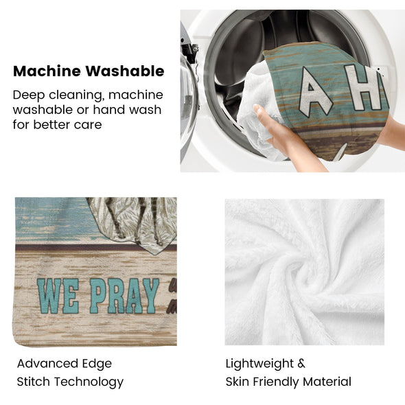 Deer Pattern Blanket Fleece Throw Blanket Super Soft Warm Gifts for Baby Girls Boys Kids Mom Grandma Room Decor