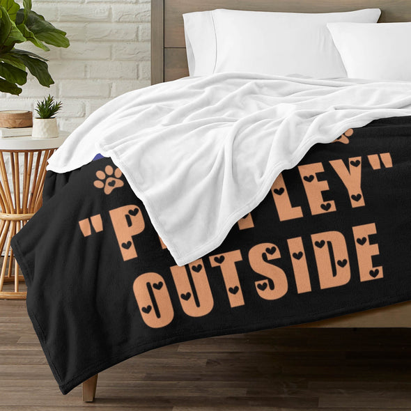 Fox Pattern Blanket Fleece Throw Blanket Super Soft Warm Gifts for Baby Girls Boys Kids Mom Grandma Room Decor