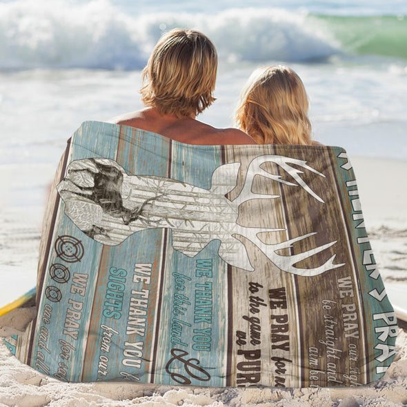 Deer Pattern Blanket Fleece Throw Blanket Super Soft Warm Gifts for Baby Girls Boys Kids Mom Grandma Room Decor