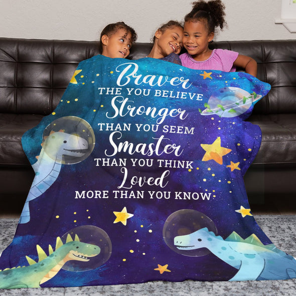 Dinosaur Blanket for Boys Kids Soft Flannel Blanket for Children's Toys are Suitable for Beds, Sofas and School Lunch Break-2-hml Balnket