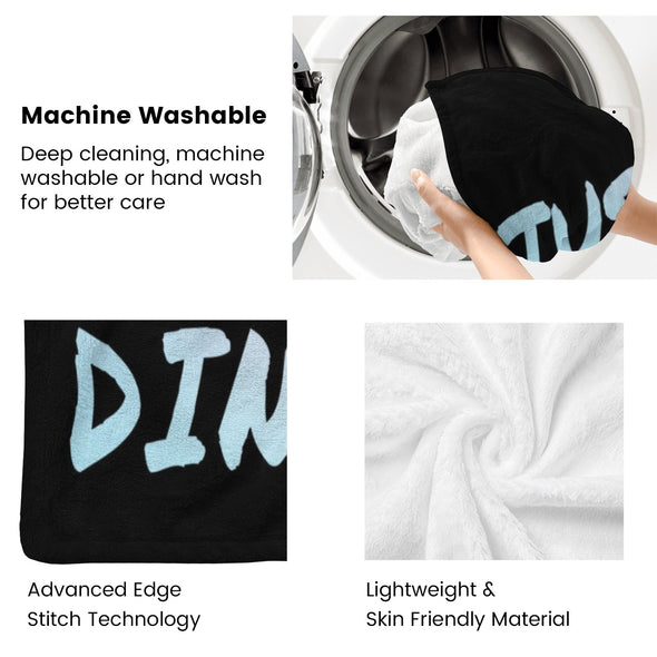 Dinosaur Blanket for Boys Kids Soft Flannel Blanket for Children's Toys are Suitable for Beds, Sofas and School Lunch Break-2-hml Balnket