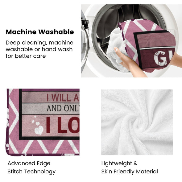 Gifts for Girlfriend Blanket, Girlfriend Birthday Gifts, Christmas Valentines Anniversary Throw Blanket for Her Women