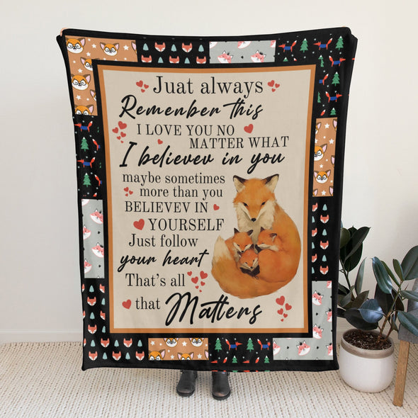 Fox Pattern Blanket Fleece Throw Blanket Super Soft Warm Gifts for Baby Girls Boys Kids Mom Grandma Room Decor