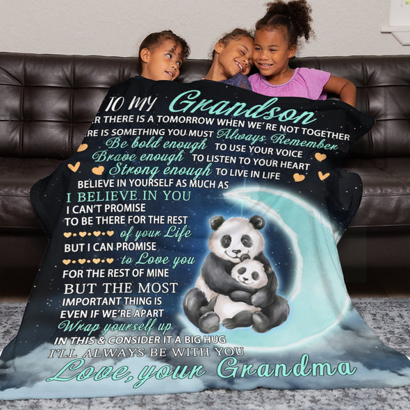 Panda Pattern Blanket Fleece Throw Blanket Super Soft Warm Gifts for Baby Girls Boys Kids Mom Grandma Room Decor