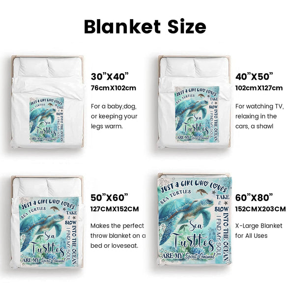 Turtle Pattern Blanket Fleece Throw Blanket Super Soft Warm Gifts for Baby Girls Boys Kids Mom Grandma Room Decor
