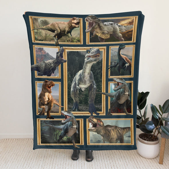 Dinosaur Blanket for Boys Kids Soft Flannel Blanket for Children's Toys are Suitable for Beds, Sofas and School Lunch Break-2-hml Balnket
