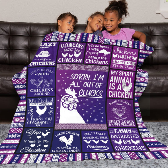Chicken Pattern Blanket Fleece Throw Blanket Super Soft Warm Gifts for Baby Girls Boys Kids Mom Grandma Room Decor