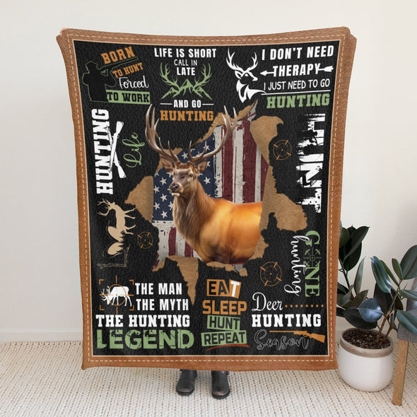 Deer Pattern Blanket Fleece Throw Blanket Super Soft Warm Gifts for Baby Girls Boys Kids Mom Grandma Room Decor