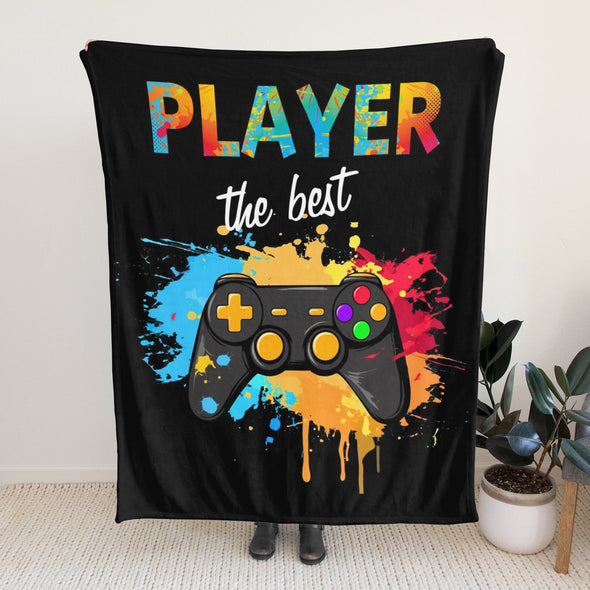 Gamer Blanket Fleece Throw Blanket Super Soft Warm Gifts for Baby Girls Boys Kids Mom Grandma Room Decor