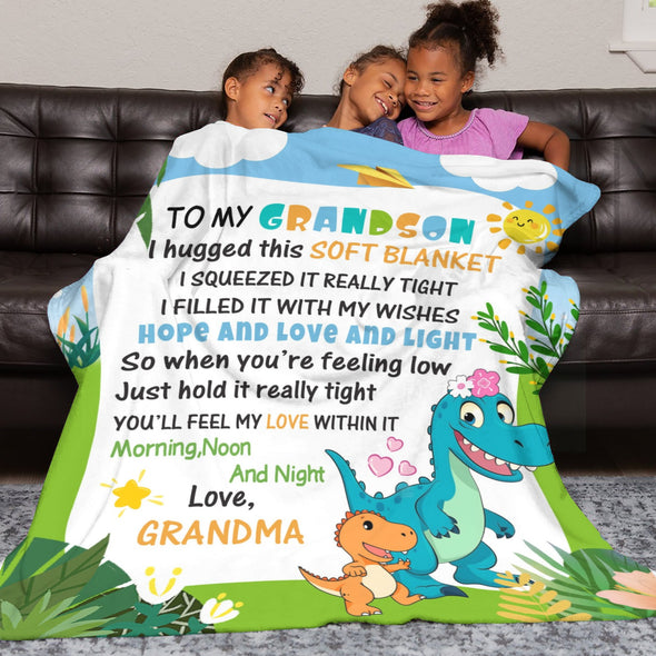 Dinosaur Blanket for Boys Kids Soft Flannel Blanket for Children's Toys are Suitable for Beds, Sofas and School Lunch Break-2-hml Balnket