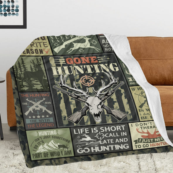 Deer Pattern Blanket Fleece Throw Blanket Super Soft Warm Gifts for Baby Girls Boys Kids Mom Grandma Room Decor