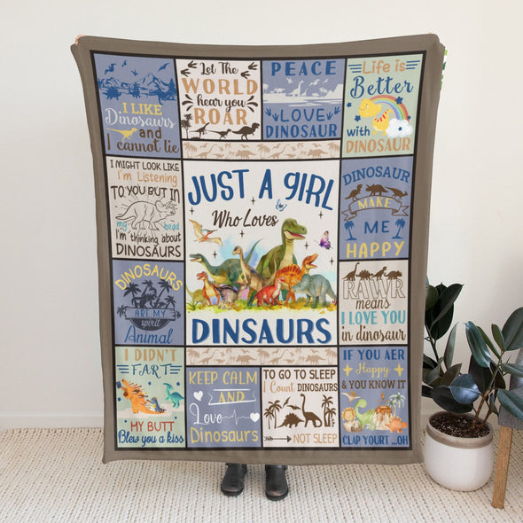 Dinosaur Blanket for Boys Kids Soft Flannel Blanket for Children's Toys are Suitable for Beds, Sofas and School Lunch Break-2-hml Balnket