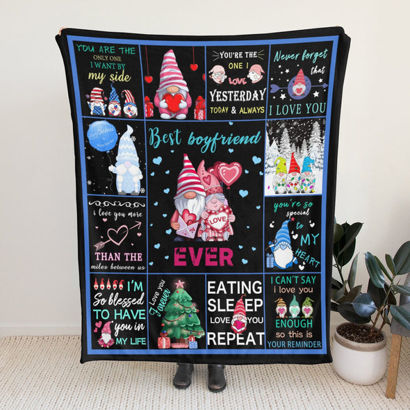 Gifts for Men Boyfriend, Valentine's Anniversary Christmas Birthday I Love You Throw Blanket for Him