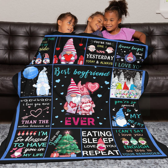 Gifts for Men Boyfriend, Valentine's Anniversary Christmas Birthday I Love You Throw Blanket for Him