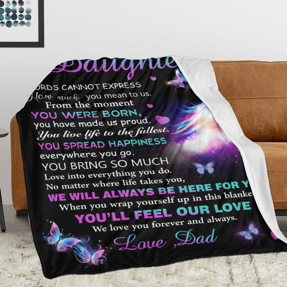 Unicorn Throw Blanket Super Soft Warm Cozy Fuzzy Plush Blanket Gifts for Girls Boys Kids Room Decor