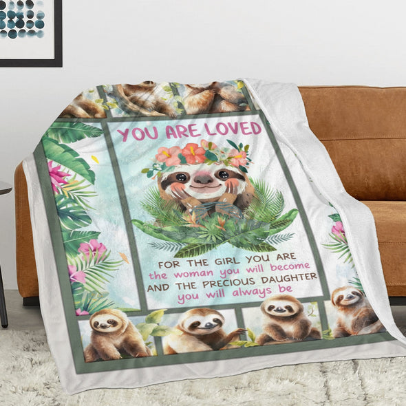 Sloth Blanket Gifts for Women Girls, Cozy Soft Sloths Throw Blanket for Men Kids Boys Christmas Birthday