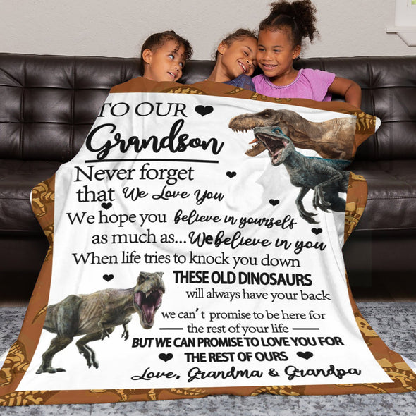 Dinosaur Blanket for Boys Kids Soft Flannel Blanket for Children's Toys are Suitable for Beds, Sofas and School Lunch Break-2-hml Balnket