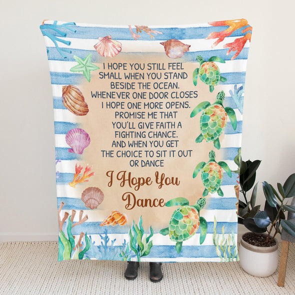 Turtle Pattern Blanket Fleece Throw Blanket Super Soft Warm Gifts for Baby Girls Boys Kids Mom Grandma Room Decor