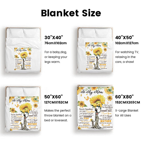 Sunflower Blanket Fleece Throw Blanket Super Soft Warm Gifts for Baby Girls Boys Kids Mom Grandma Room Decor