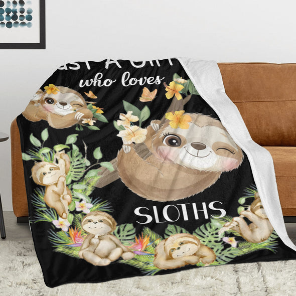 Sloth Blanket Gifts for Women Girls, Cozy Soft Sloths Throw Blanket for Men Kids Boys Christmas Birthday