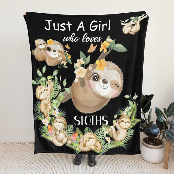 Sloth Blanket Gifts for Women Girls, Cozy Soft Sloths Throw Blanket for Men Kids Boys Christmas Birthday