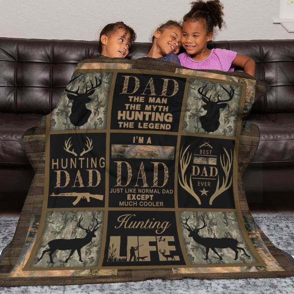 Deer Pattern Blanket Fleece Throw Blanket Super Soft Warm Gifts for Baby Girls Boys Kids Mom Grandma Room Decor